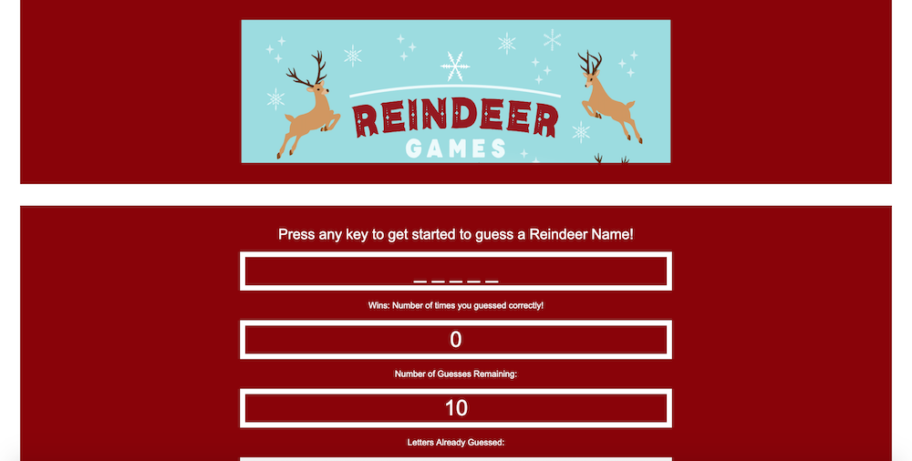 Reindeer Games